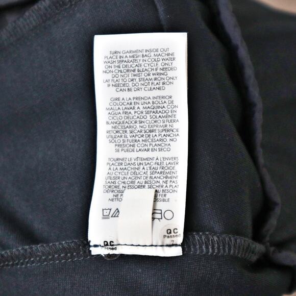 CAbi Size S Chance Moto Jacket Diagonal Zip Bomber 5476 Navy Blue - Picture 11 of 11